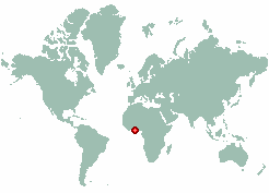 Kponou in world map